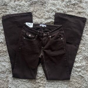 Garage Brown Flare Jeans